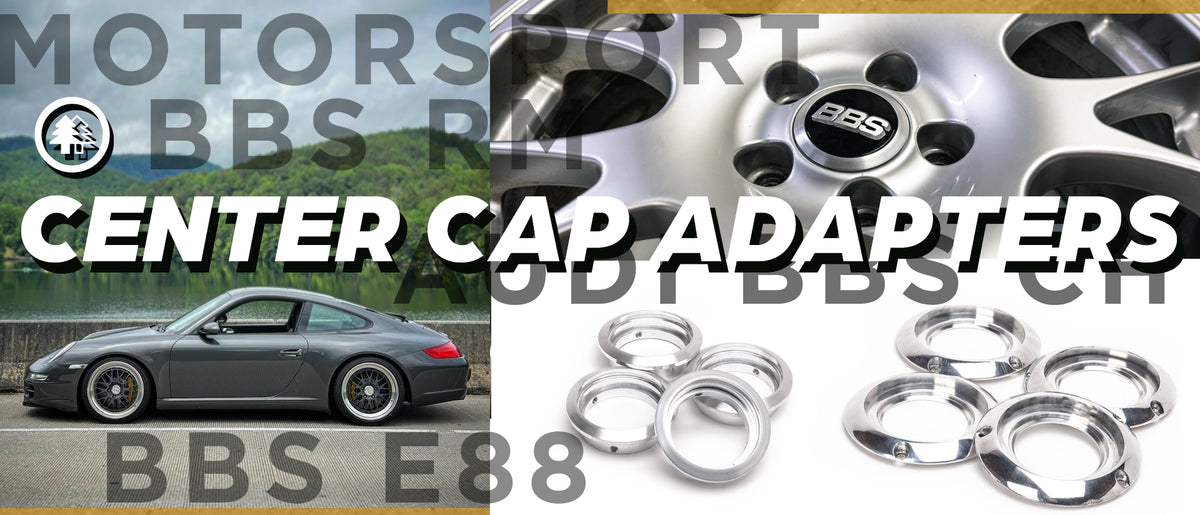 BBS Center Cap Adapters E88 & 58mm Black Forest Industries