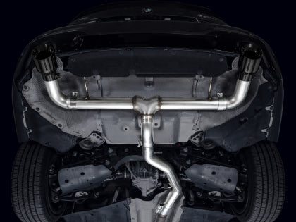 AWE Track Edition Catback Exhaust for BMW G2X 330i/430i - Diamond Blac
