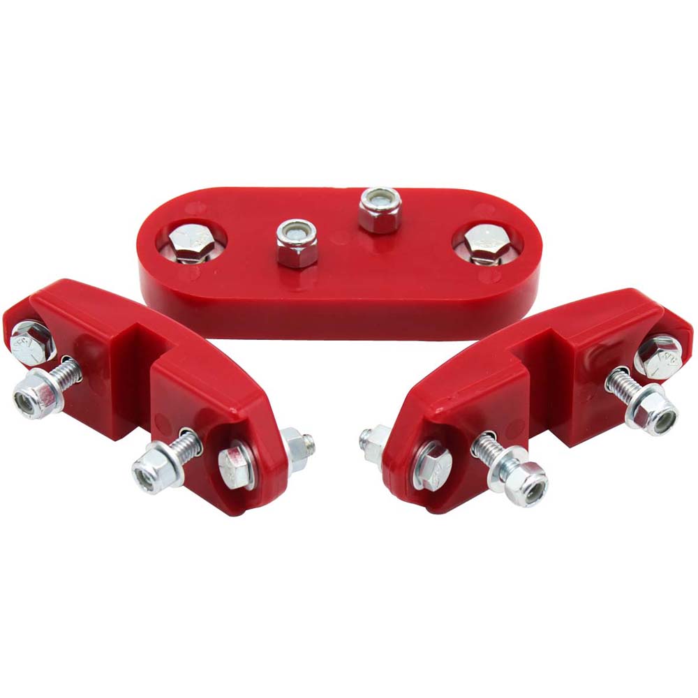 thumbnail image 2 of Red Urethane Motor & Transmission Mount Kit For VW Beetle & T1 Bus – Fits 1962-1972 2 of 14