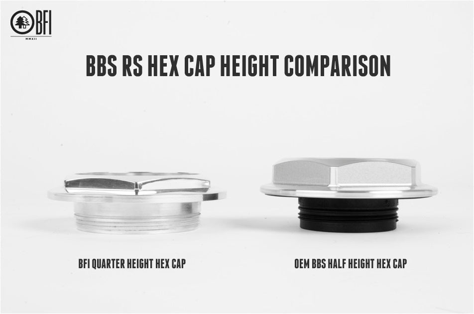 BFI BBS RS Polished Billet Hex Nuts (58mm)