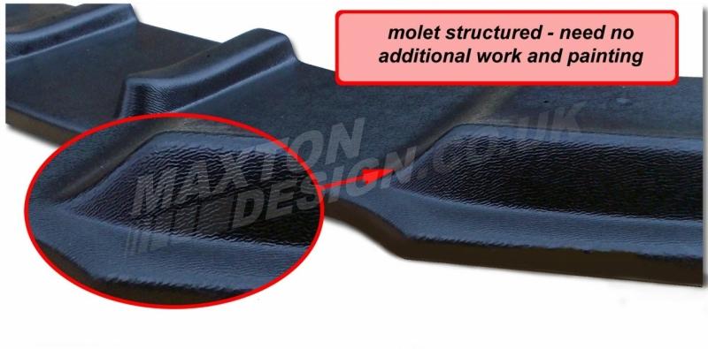 Maxton Design MK7 Golf R Front Bumper Splitter / Spoiler - Version 1