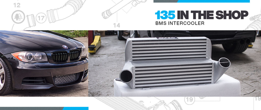 BMS Motorsport 135i Intercooler Install