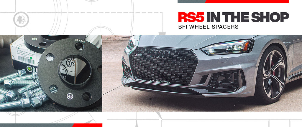 In The Shop Today - RS5 Wheel Spacers