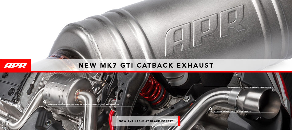 All New APR MK7 GTI Cat Back Exhaust System