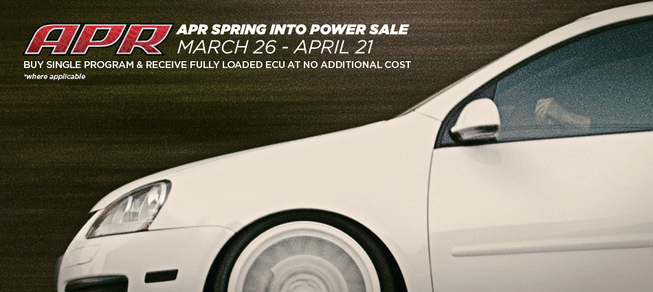APR Spring Into Power Sale Now Live