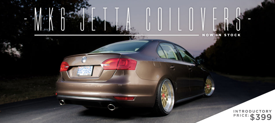 MK6 Jetta Coilovers- Now In Stock!