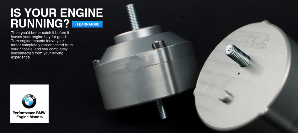 New Performance BMW Engine Mounts – Black Forest Industries