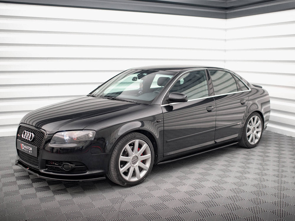 MAXTON DESIGN SIDE SKIRTS DIFFUSERS AUDI S4 / A4 / A4 S-LINE B6 / B7 ...