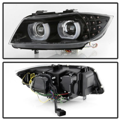 Spyder LED Projector Headlights - BMW E90 3-Series (Halogen Models ...