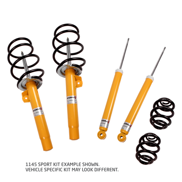 Koni Yellow Sport Shock Kit - MK4 Jetta Sedan (VR6) – Black Forest Koni Yellow Sport Shock Kit - MK4 Jetta Sedan (VR6) – Black Forest