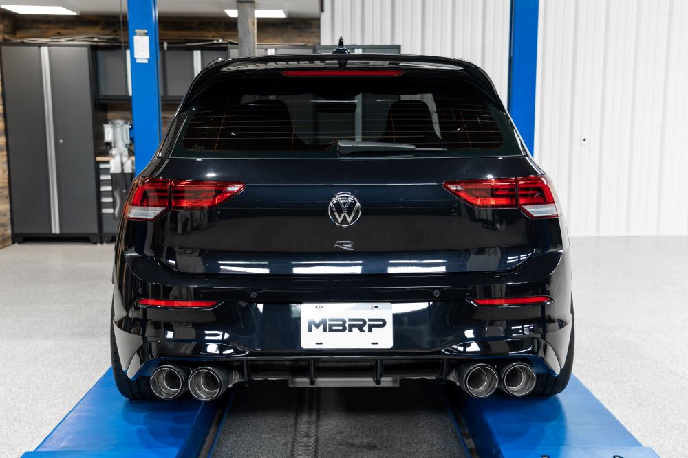 Golf R Mk8 Rear MBRP Volkswagen Golf R MK8 3