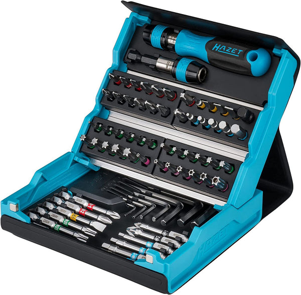 Hazet Smartcase Screwdriver Bit Set (69-Piece) – Black Forest