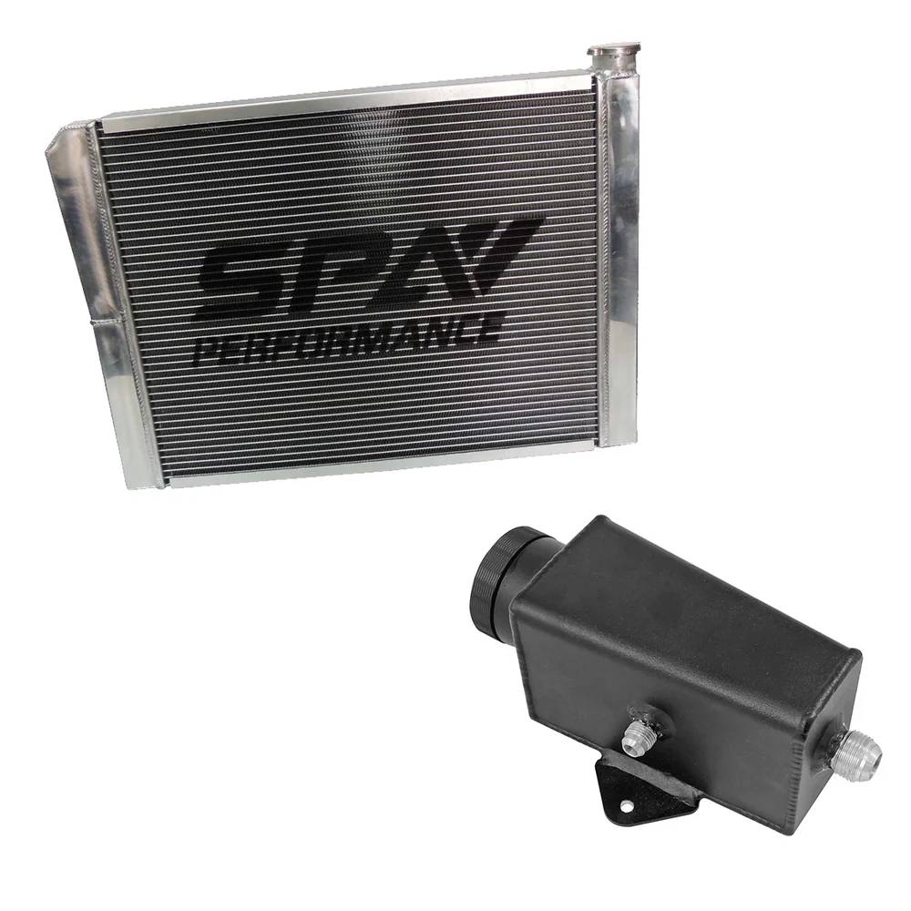 SPA TURBO Lightweight Late Model Radiator - Double Pass - 26.8