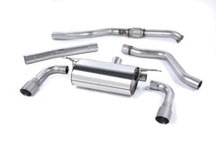Milltek BMW F22 M235i Cat-back Exhaust System (Resonated) – Black