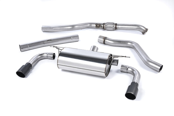 Milltek BMW F22 M235i Cat-back Exhaust System (Resonated) – Black