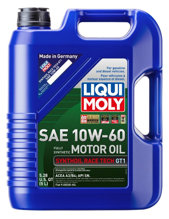 Liqui Moly Synthoil Race Tech GT1 SAE 10W-60 – Black Forest Industries