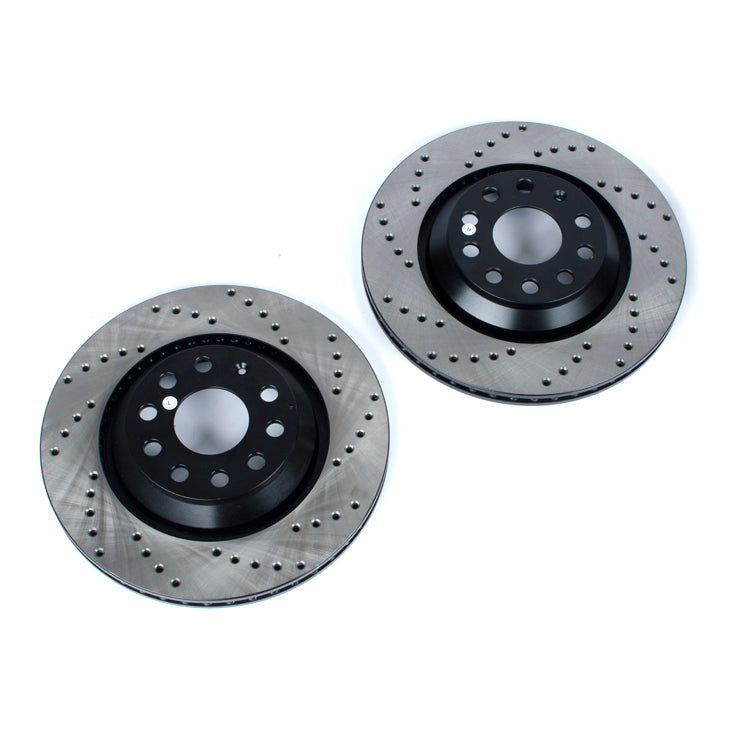 Stoptech Cross-Drilled 310mm Rear Rotors (Pair)