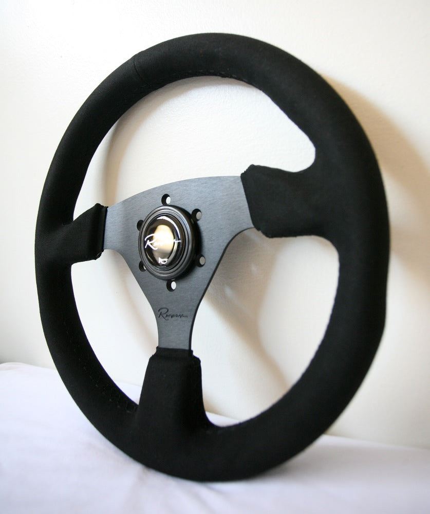 Renown Clubsport Steering Wheel - Black Stitching