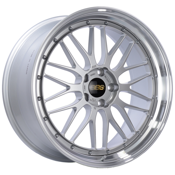 BBS LM 21x10 5x120 ET38 Diamond Silver Center Diamond Cut Lip