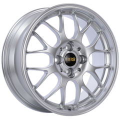 BBS RG-R 19x8.5 5x120 ET32 Diamond Silver Wheel -82mm PFS/Clip