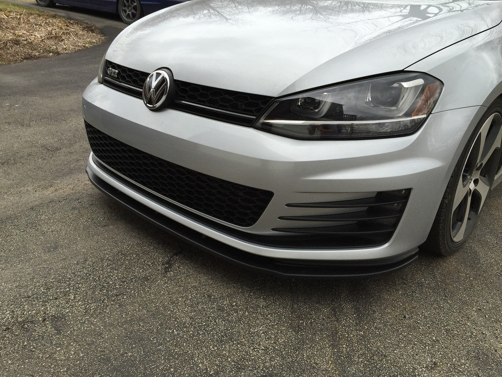 Maxton Design MK7 GTI Front Bumper Splitter / Spoiler - V1 – Black ...