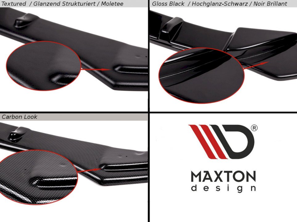 Maxton Design Audi RS3 Front Bumper Splitter / Spoiler V1