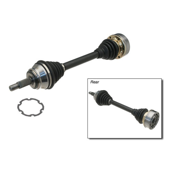 Replacement Axle, 100mm Inner CV Joint - Driver Side