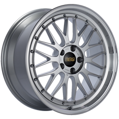 BBS LM 19x9 5x112 ET42 Diamond Silver Center Diamond Cut Lip Wheel