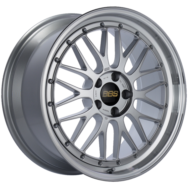 BBS LM 19x9 5x112 ET42 Diamond Silver Center Diamond Cut Lip Wheel