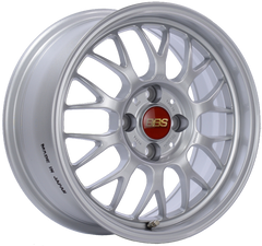 BBS RG-F 15x7 4x100 ET42 Sport Silver Wheel -70mm PFS/Clip