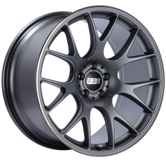 BBS CH-R 20x10.5 5x112 ET25 Satin Titanium Polished Rim Protector