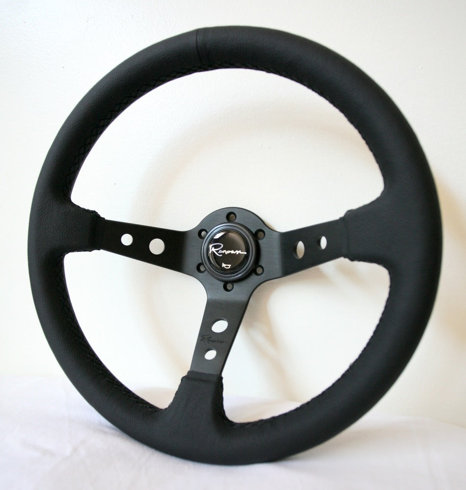 Renown 100 Steering Wheel - Black Stitching