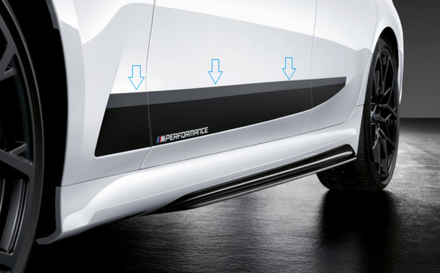 M Performance Rocker Panel Matte Vinyl - G20 330i/M340i – Black Forest ...