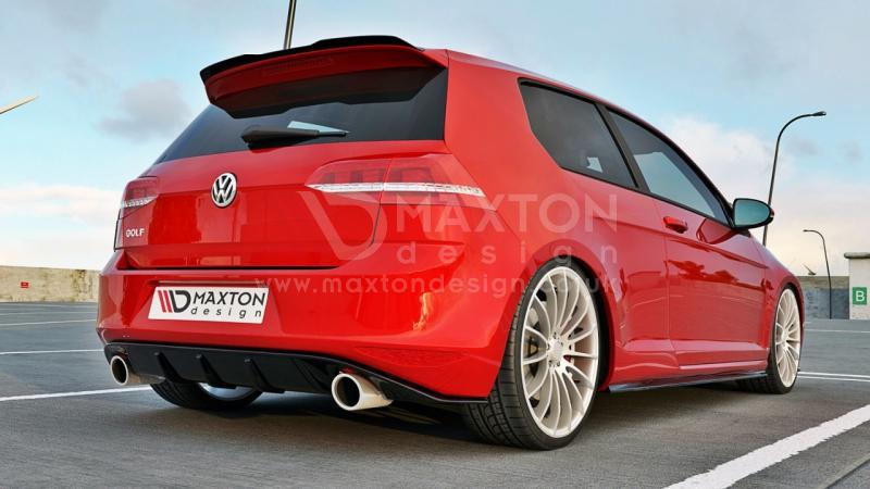 Maxton Design MK7 GTI / Golf R Rear Spoiler Extension – Black Forest ...
