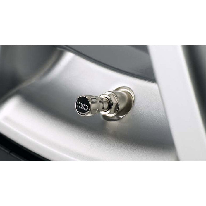 Audi Valve stem caps - Audi Rings logo