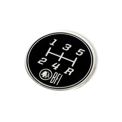 5-Speed Gate Pattern Coin for Heavy Weight Shift Knobs (Longitudinal)