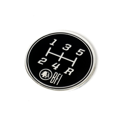 5 gear shift knob 5-Speed Gate Pattern Coin for Heavy Weight Shift Knobs (Longitudinal)