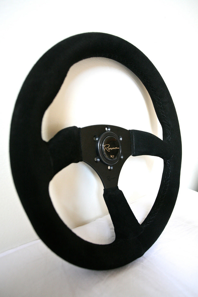 Renown 130R Steering Wheel - Black Stitching