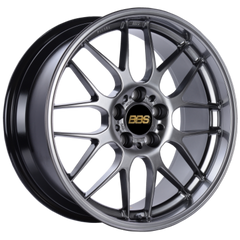 BBS RG-R 17x7 4x100 ET38 Diamond Black Wheel -70mm PFS/Clip
