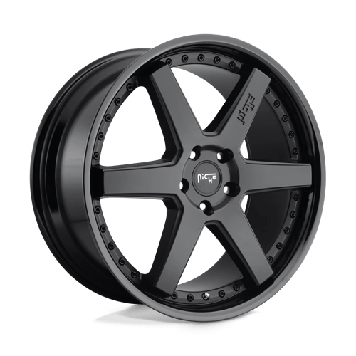 Niche M192 ALTAIR 20X9 5X115 ET18 GLOSS BLACK MATTE BLACK – Black