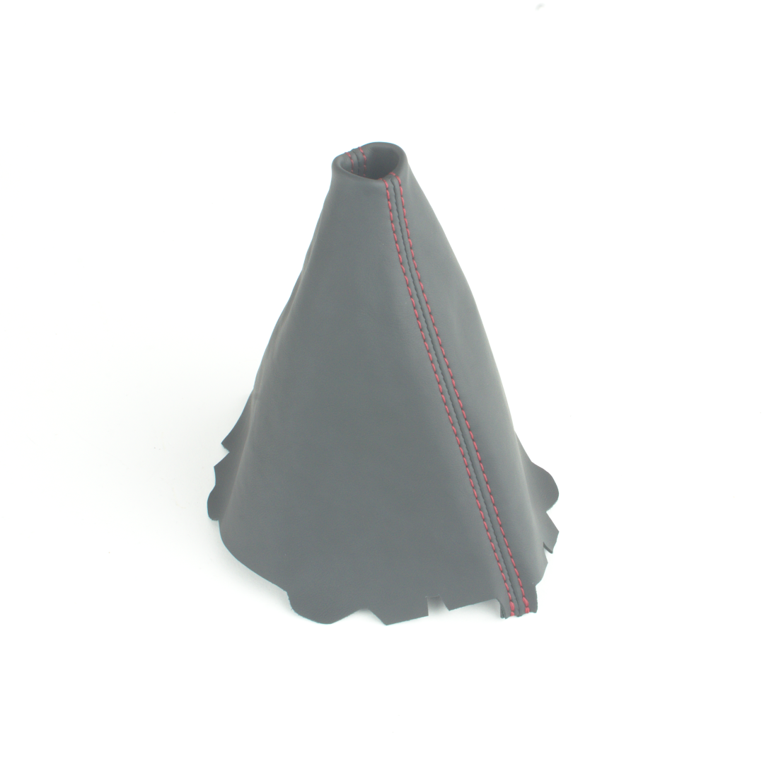 Audi A3 8L 12mm Shift Button Bag – Original Alcantara, Red Seam, 5 Gear, Neoxxim