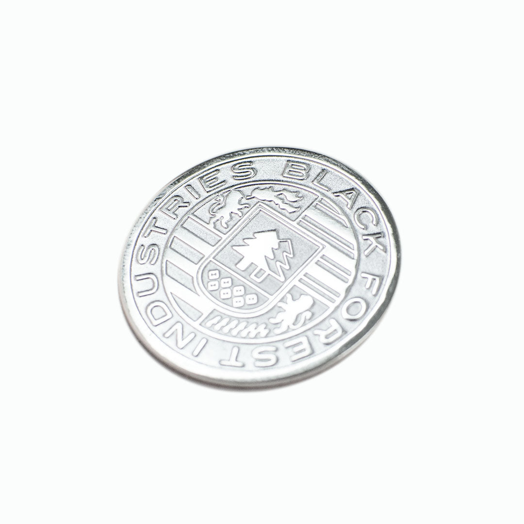 Black Forest Industries シフトノブ BFIクレスト Chrome BFI Crest Coin for Heavy Weight Shift Knobs – Black Forest