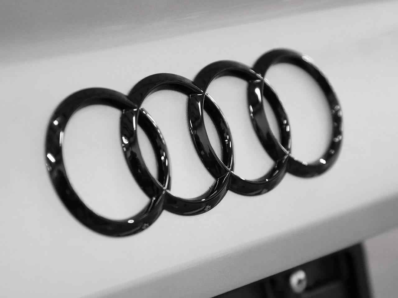 Genuine Gloss Black Audi Rings & Badging Set