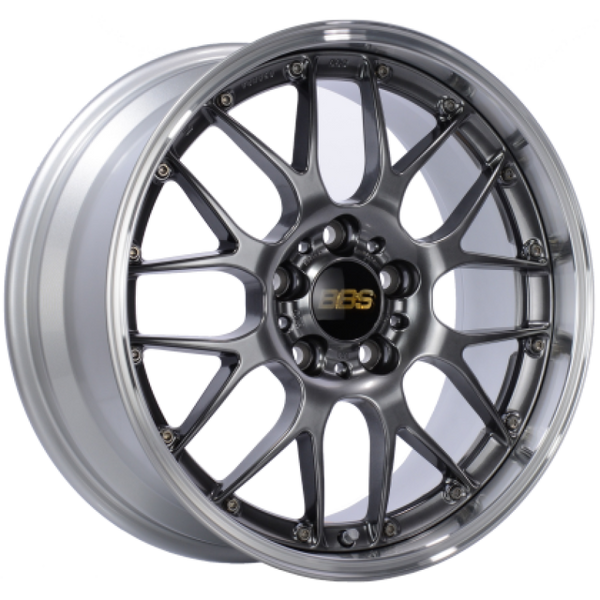BBS RS-GT 20x8.5 5x112 ET38 Diamond Black Center Diamond Cut Lip