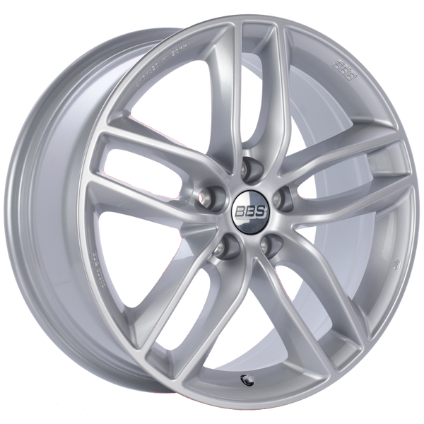 BBS SX 17x7.5 5x120 ET43 CB72.5 Sport Silver Wheel – Black Forest