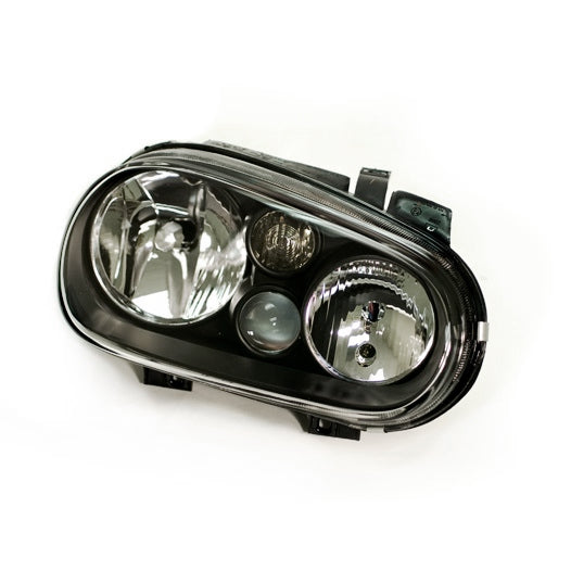 MK4 Golf Smoked E-code Headlights (w/ Fogs)