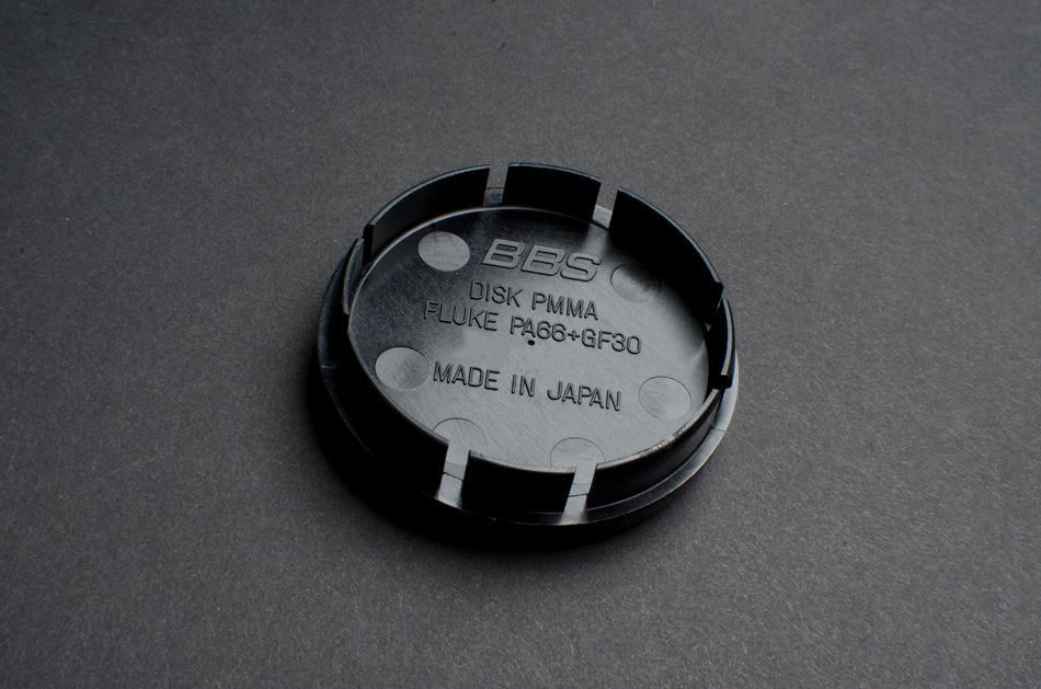 Genuine BBS RA / VZ / 5x100 RX-II / 5x100 CH / 5x100 CK Logo Cap Set (Carbon/Silver)