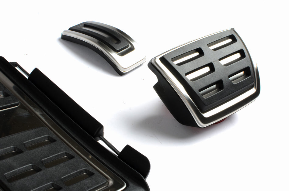 pedal caps Genuine Audi A3 Sedan Stainless Steel Pedal Caps – Black Forest Industries
