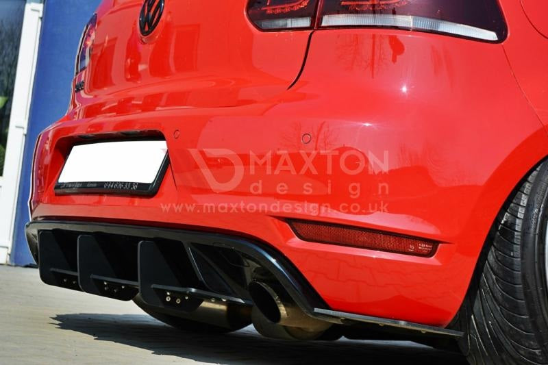 Maxton Design MK6 GTI Rear Diffuser & Rear Side Splitters