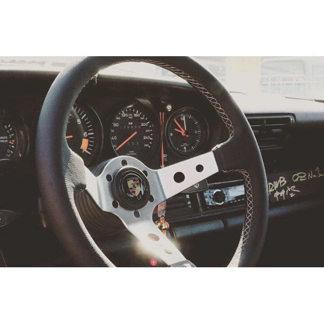 Renown 100 Steering Wheel - White Stitching